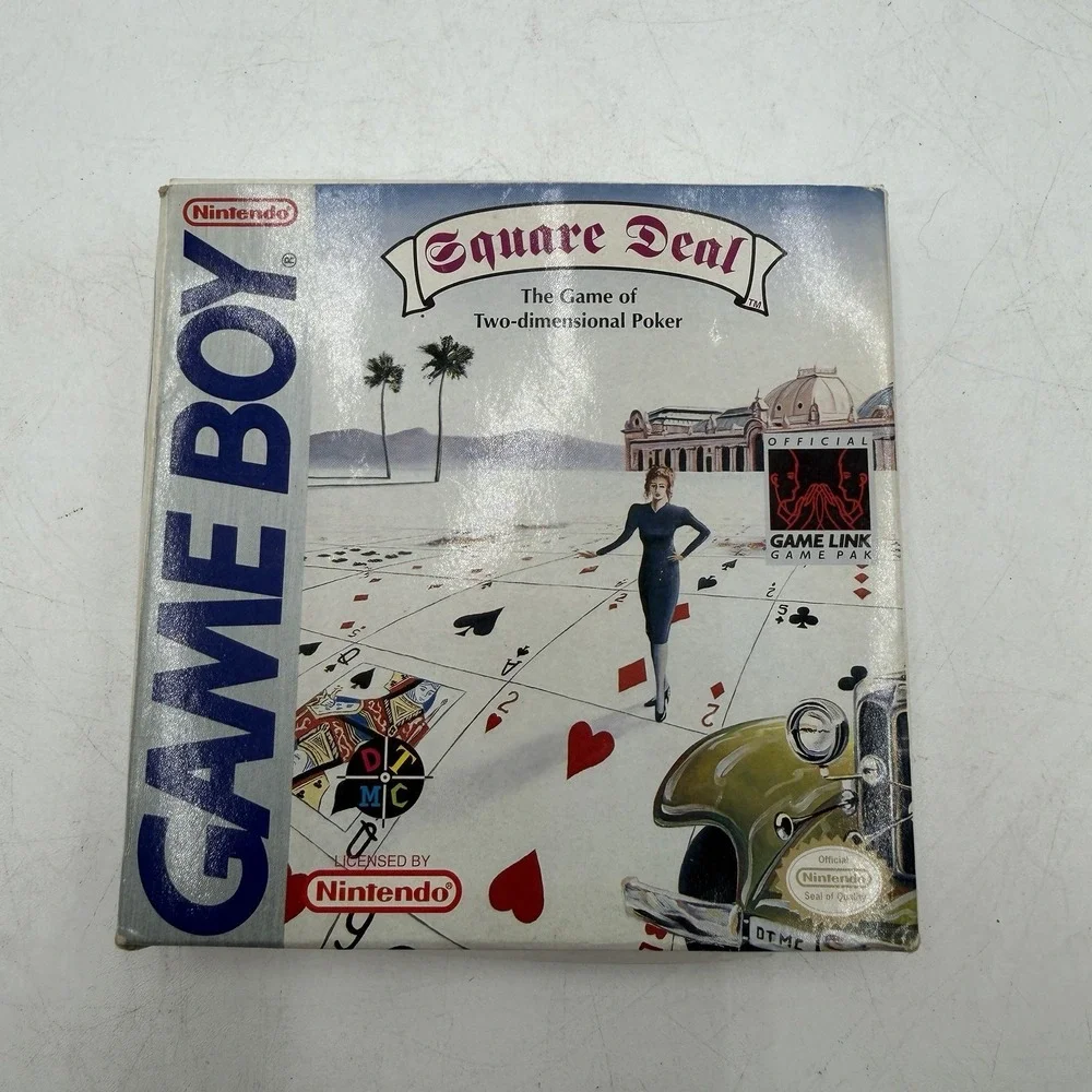 Square Deal Nintendo Game Boy CIB OVP Poster Complete In Box